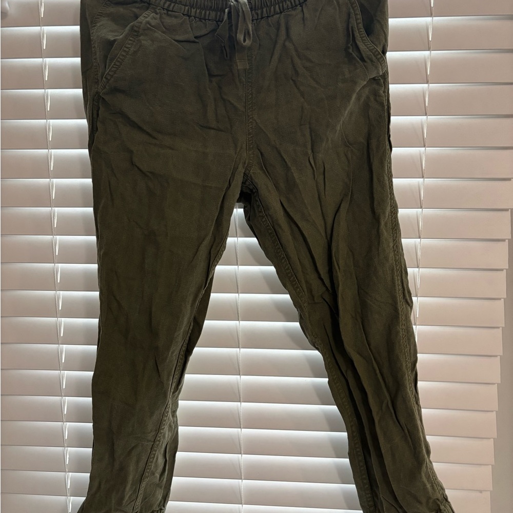 Point Sur Seaside Pant in linen from J Crew